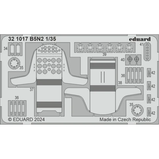 B5N2, 1/35 - Eduard Accessories BIG33163