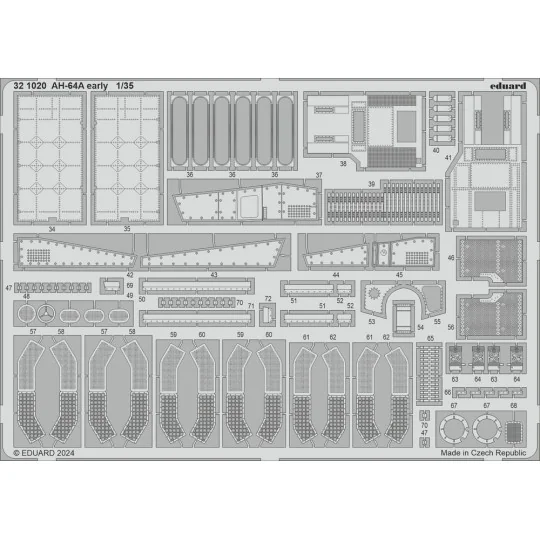 AH-64A early TRUMPETER, 1/35 - Eduard Accessories BIG33164