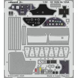 Hs 123A for ICM, 1/32 - Eduard Accessories BIG33170 2