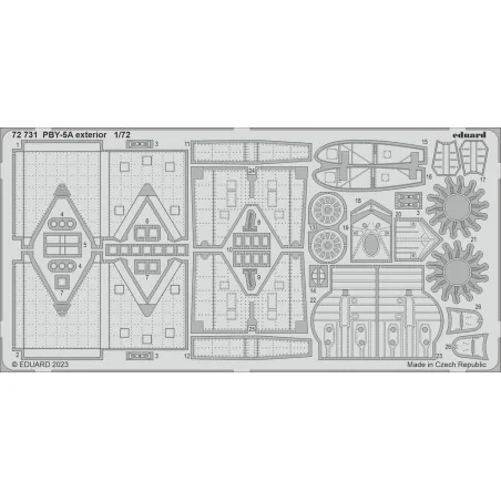 PBY-5A, 1/72 - Eduard Accessories BIG72176