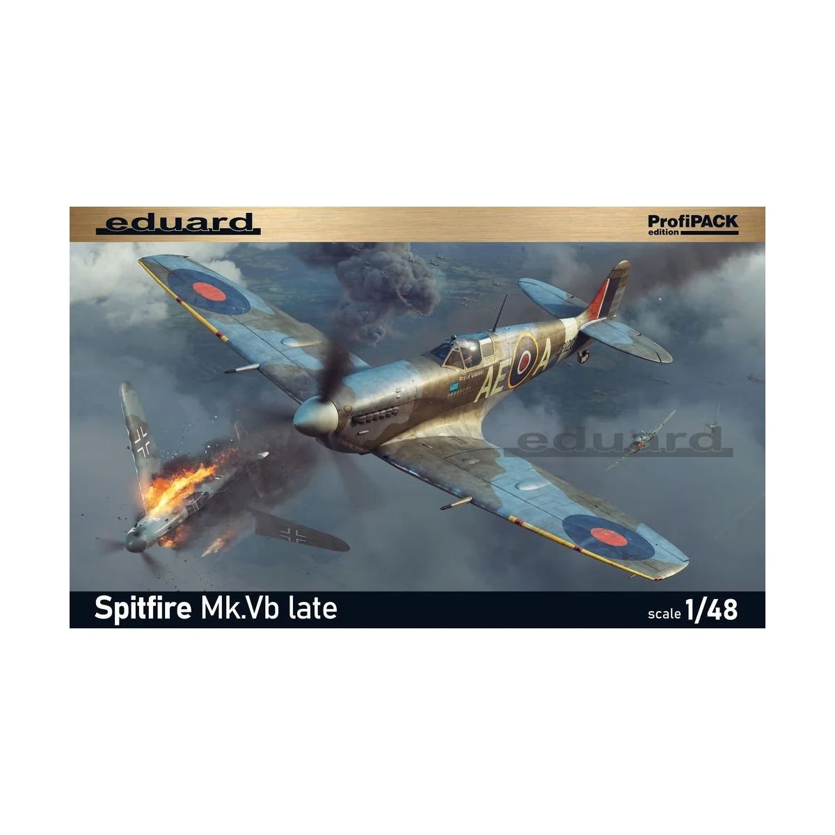 Spitfire Mk.Vb late, Profipack, 1/48 - Eduard Plastic Kits 82156