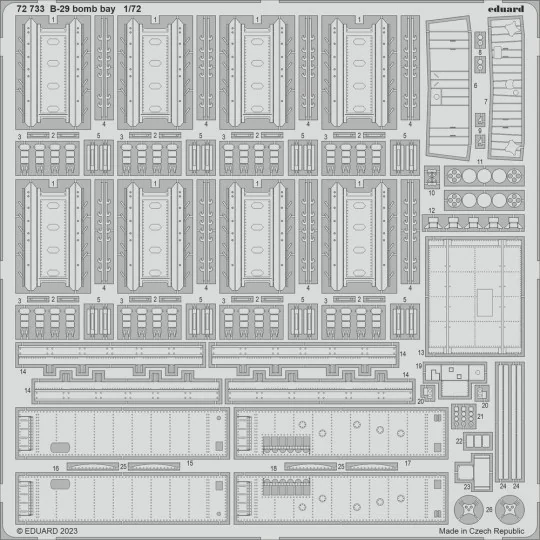 B-29, 1/72 - Eduard Accessories BIG72177