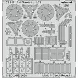 SM.79, 1/72 - Eduard Accessories BIG72181 2