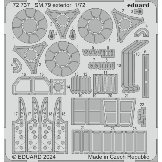 SM.79, 1/72 - Eduard Accessories BIG72181