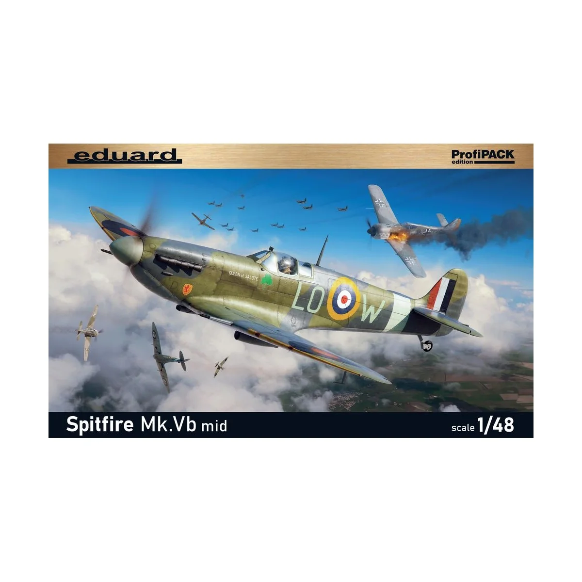 Spitfire Mk.Vb mid, 1/48 - Eduard Plastic Kits 82157
