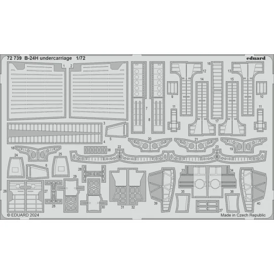 B-24H, 1/72 - Eduard Accessories BIG72183