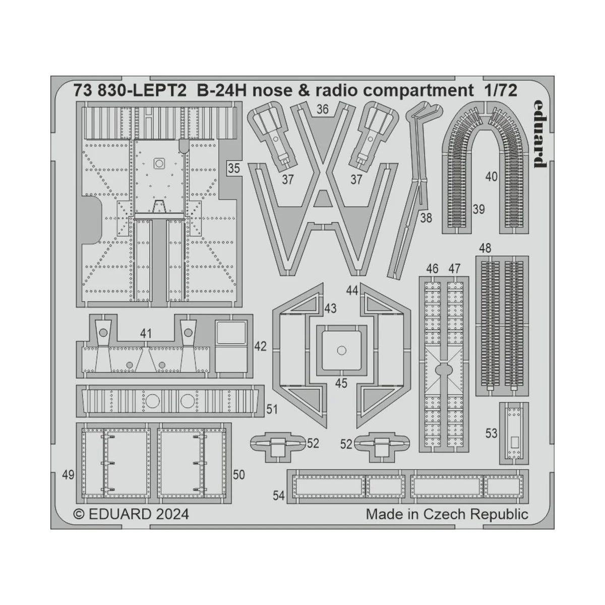 B-24H, 1/72 - Eduard Accessories BIG72183