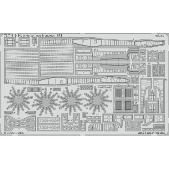 B-24J for Hasegawa, 1/72 - Eduard Accessories BIG72187