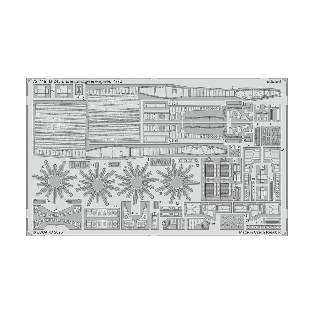 B-24J for Hasegawa, 1/72 - Eduard Accessories BIG72187
