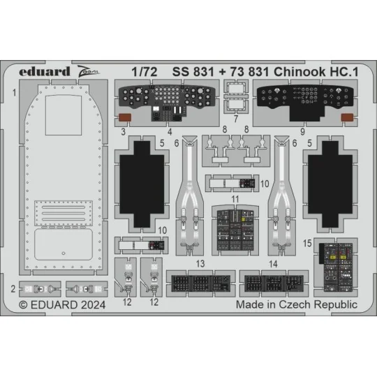 Chinook HC.1 AIRFIX, 1/72 - Eduard Accessories BIG72185