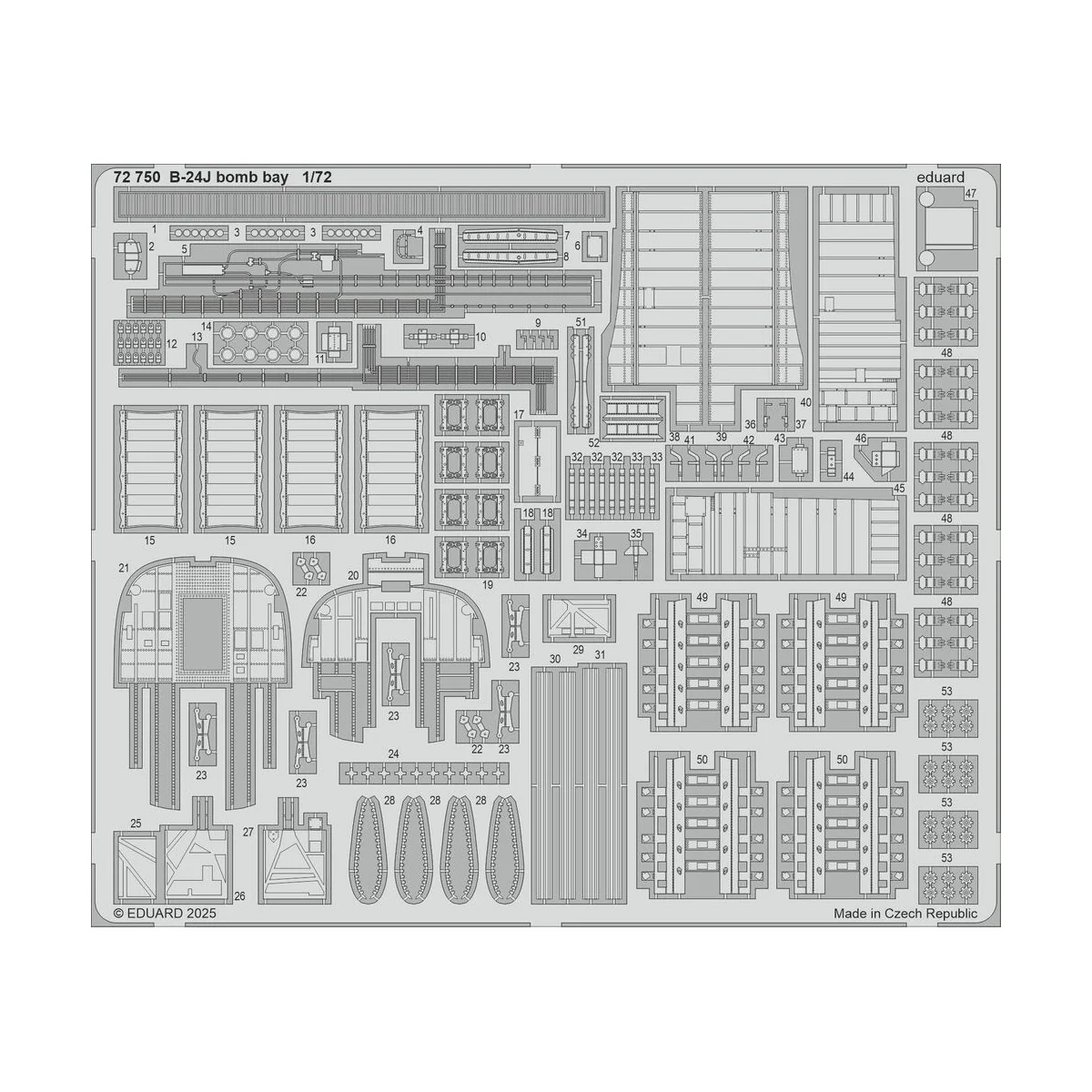 B-24J for Hasegawa, 1/72 - Eduard Accessories BIG72187