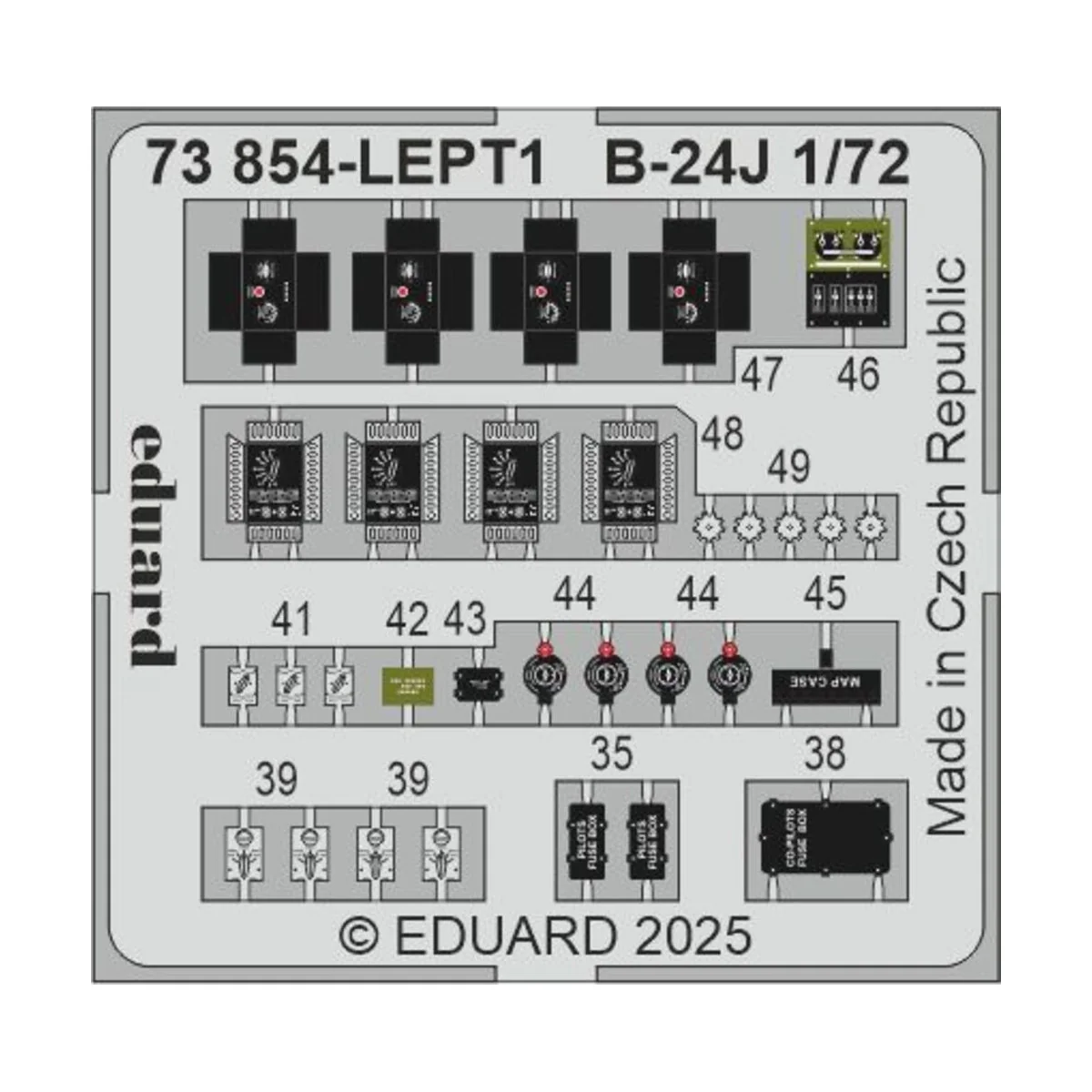 B-24J for Hasegawa, 1/72 - Eduard Accessories BIG72187