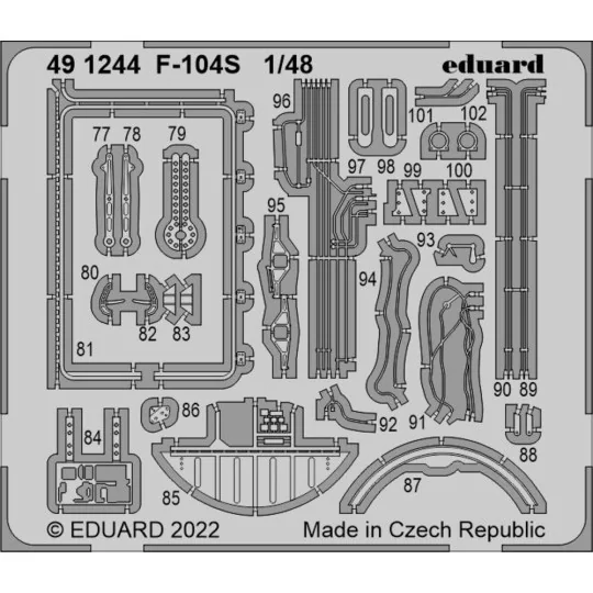 F-104S for KINETIC, 1/48 - Eduard Accessories BIG49319