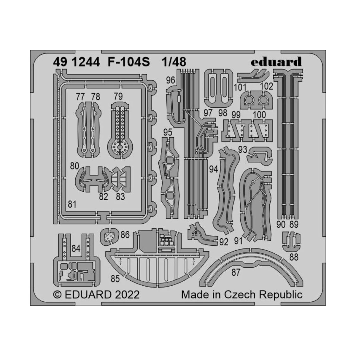F-104S for KINETIC, 1/48 - Eduard Accessories BIG49319