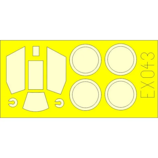 Hs 129B for HASEGAWA/HOBBY 2000, 1/48 - Eduard Accessories BIG49322