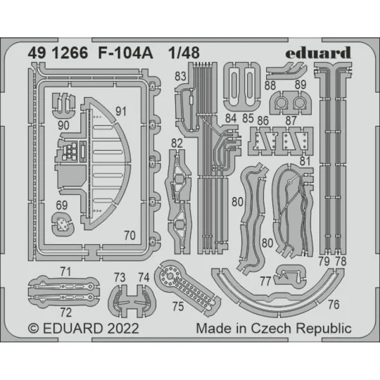 F-104A, 1/48 - Eduard Accessories BIG49333