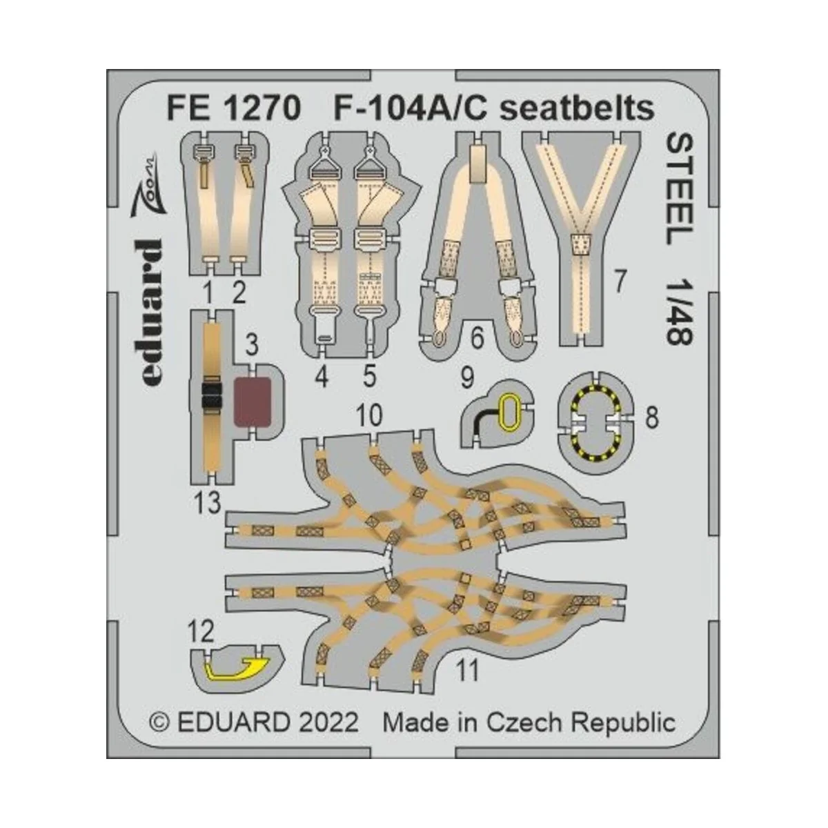F-104A, 1/48 - Eduard Accessories BIG49333