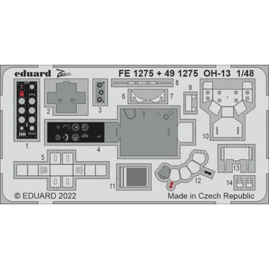 OH-13, 1/48 - Eduard Accessories BIG49336