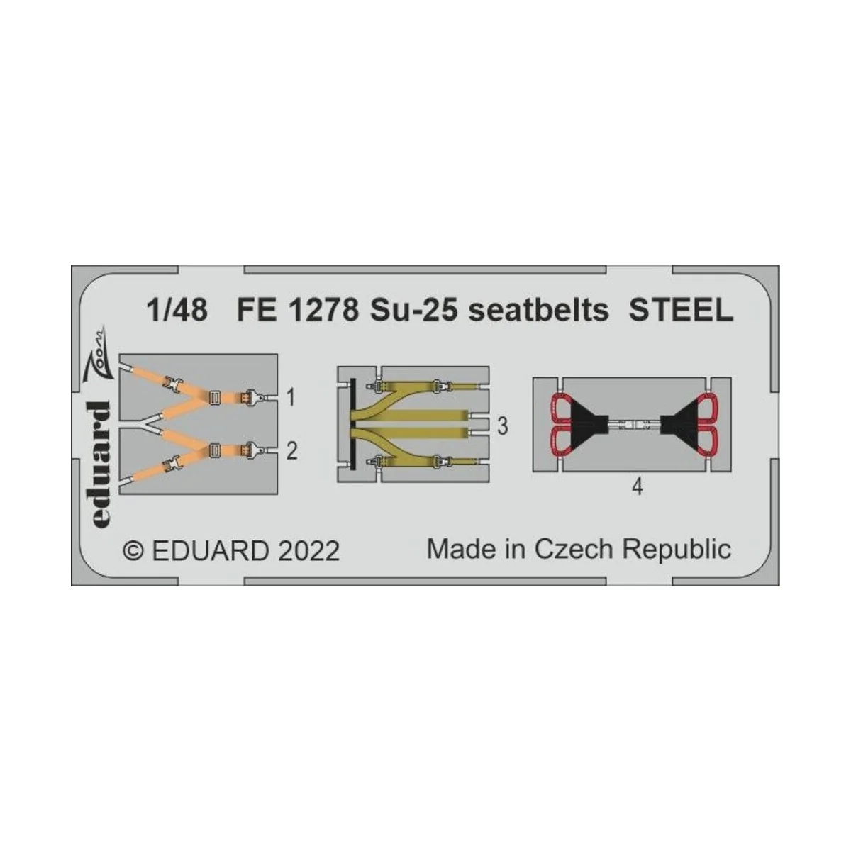 Su-25, 1/48 - Eduard Accessories BIG49337