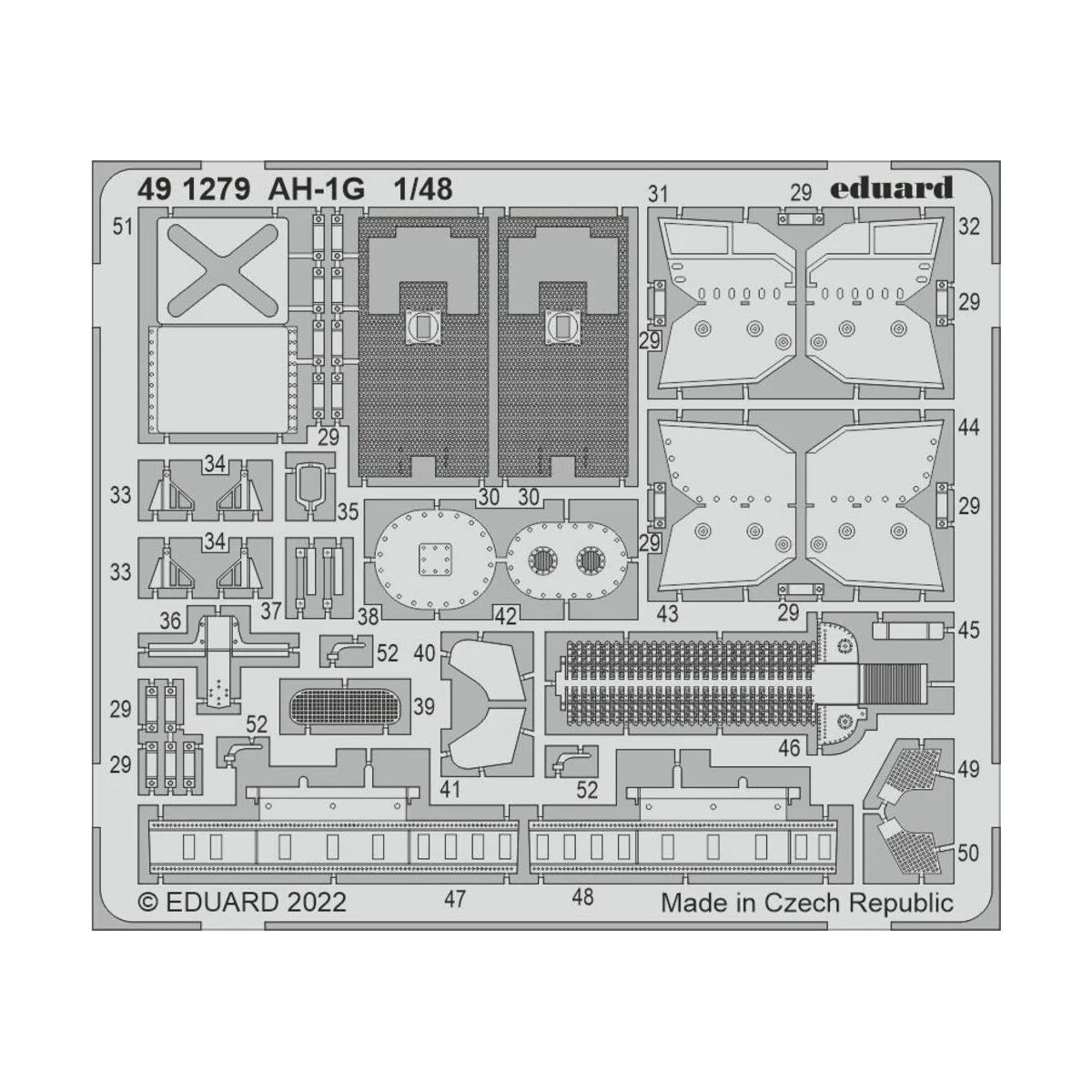 AH-1G, 1/48 - Eduard Accessories BIG49338