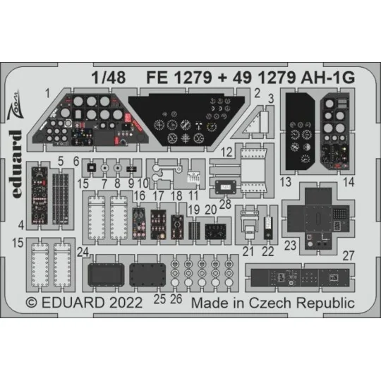 AH-1G, 1/48 - Eduard Accessories BIG49338