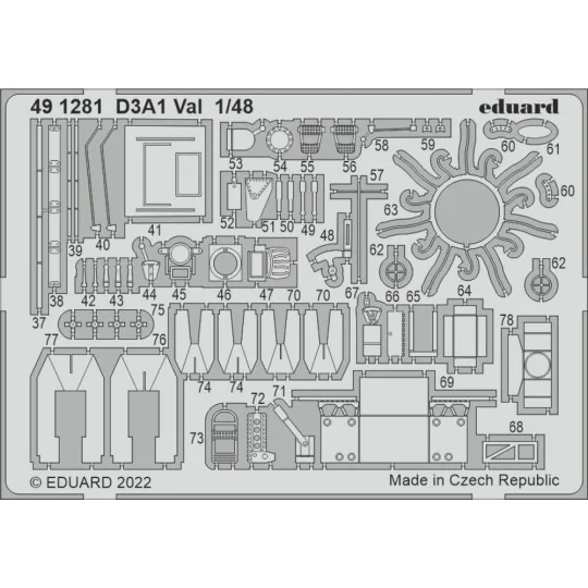 D3A Val, 1/48 - Eduard Accessories BIG49339