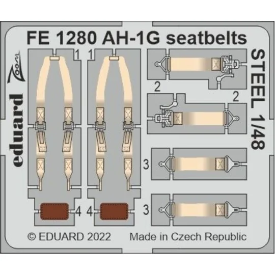 AH-1G, 1/48 - Eduard Accessories BIG49338