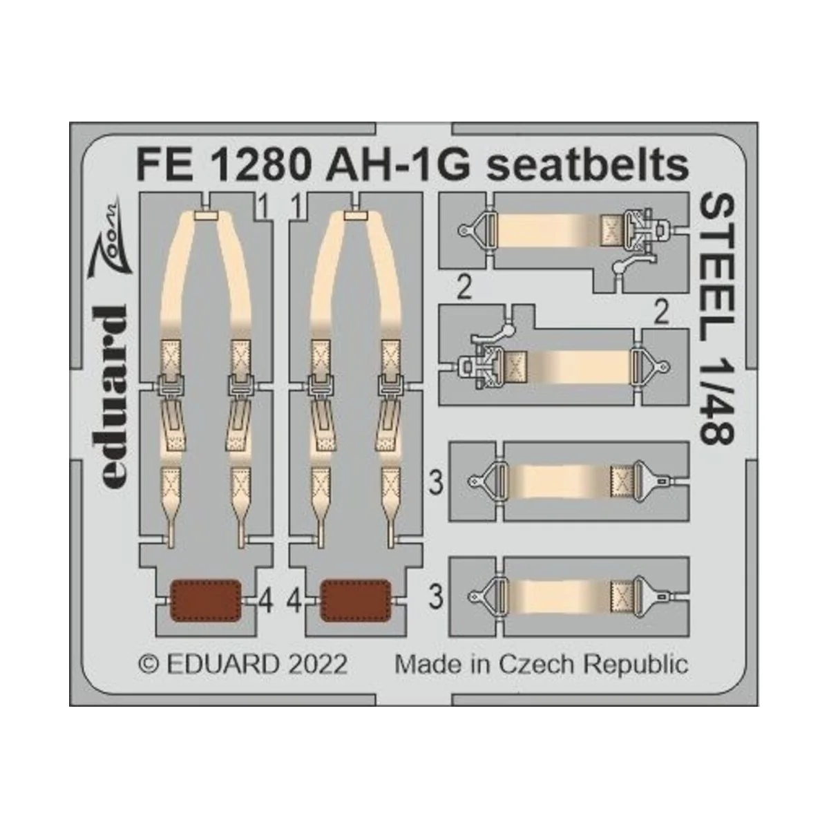 AH-1G, 1/48 - Eduard Accessories BIG49338