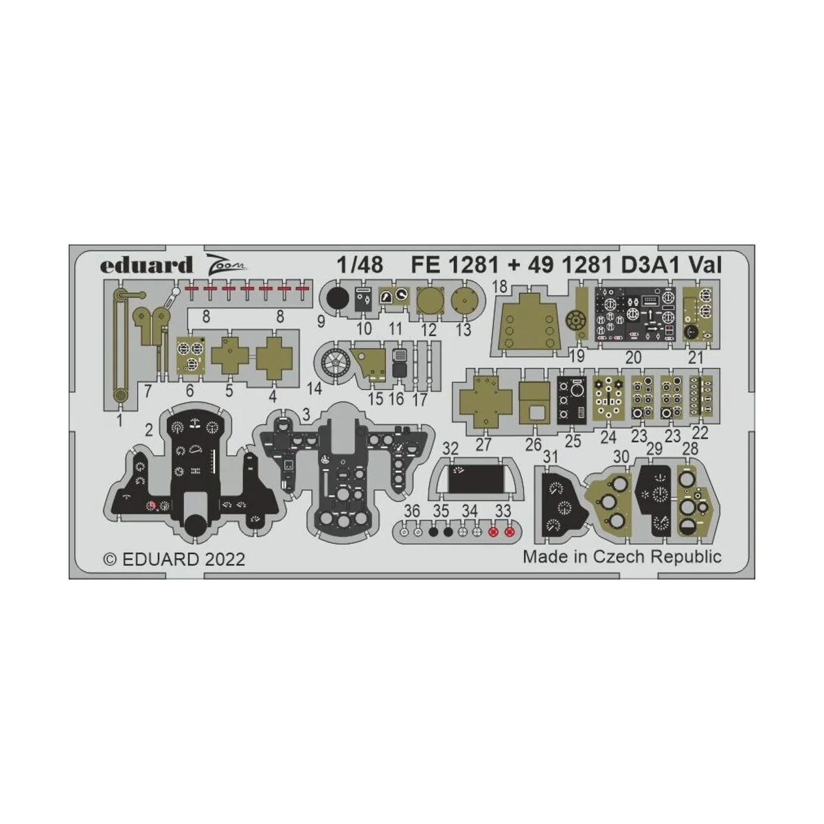 D3A Val, 1/48 - Eduard Accessories BIG49339