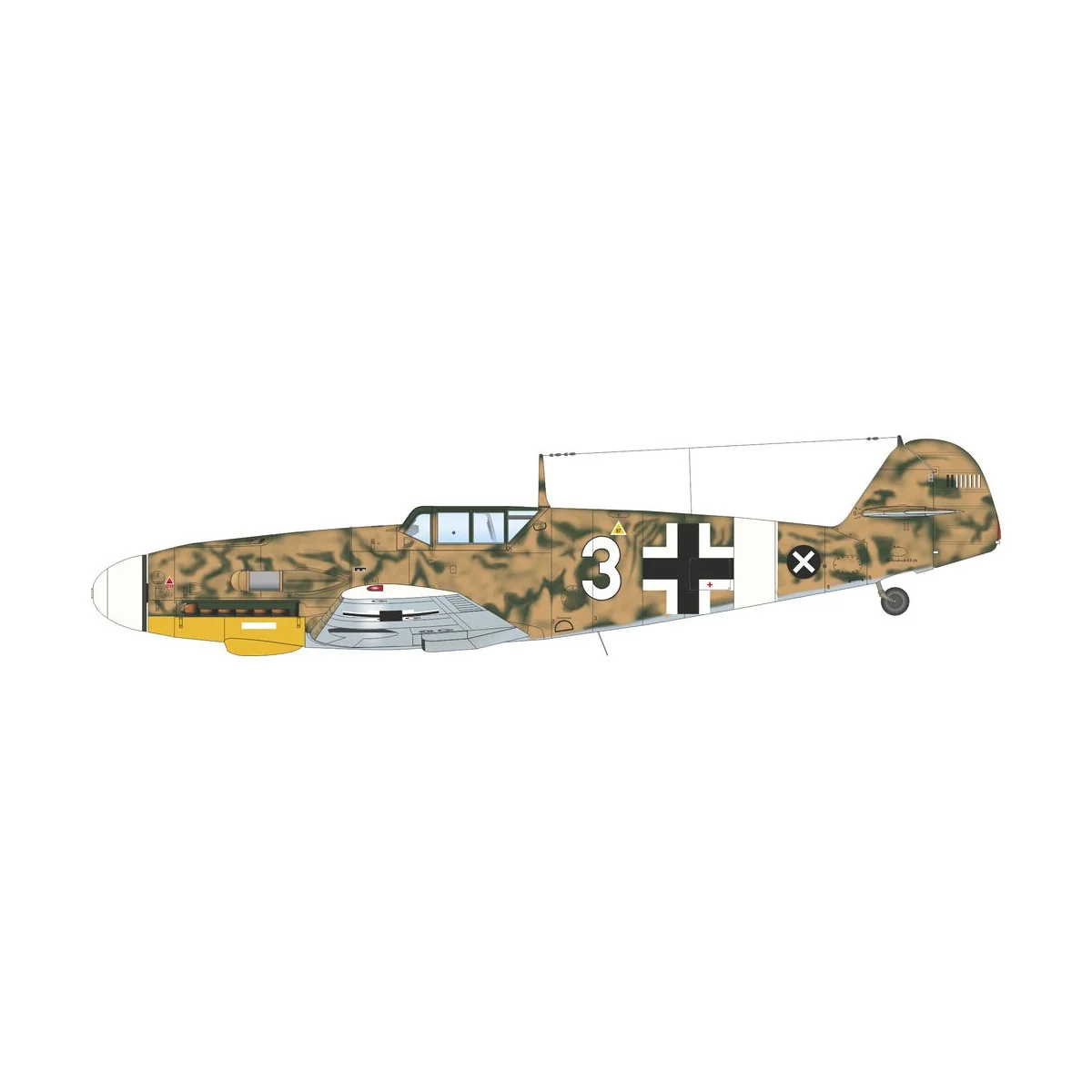 Bf 109G-2, Profipack - Eduard Plastic Kits 82165