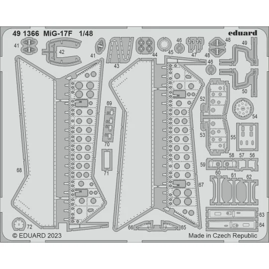 MiG-17F 1/48 AMMO, 1/48 - Eduard Accessories BIG49383