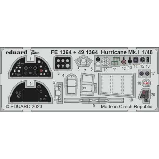 Hurricane Mk.I 1/48 HOBBY BOSS, 1/48 - Eduard Accessories BIG49380