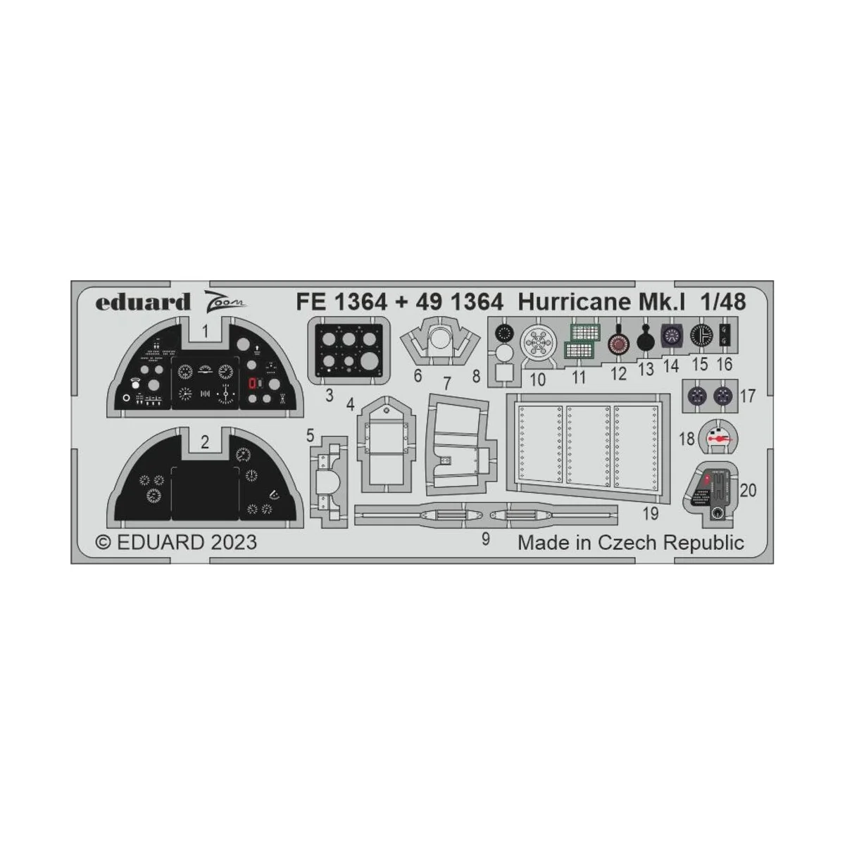 Hurricane Mk.I 1/48 HOBBY BOSS, 1/48 - Eduard Accessories BIG49380