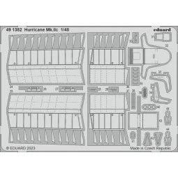 Hurricane Mk.IIc, 1/48 - Eduard Accessories BIG49390 2