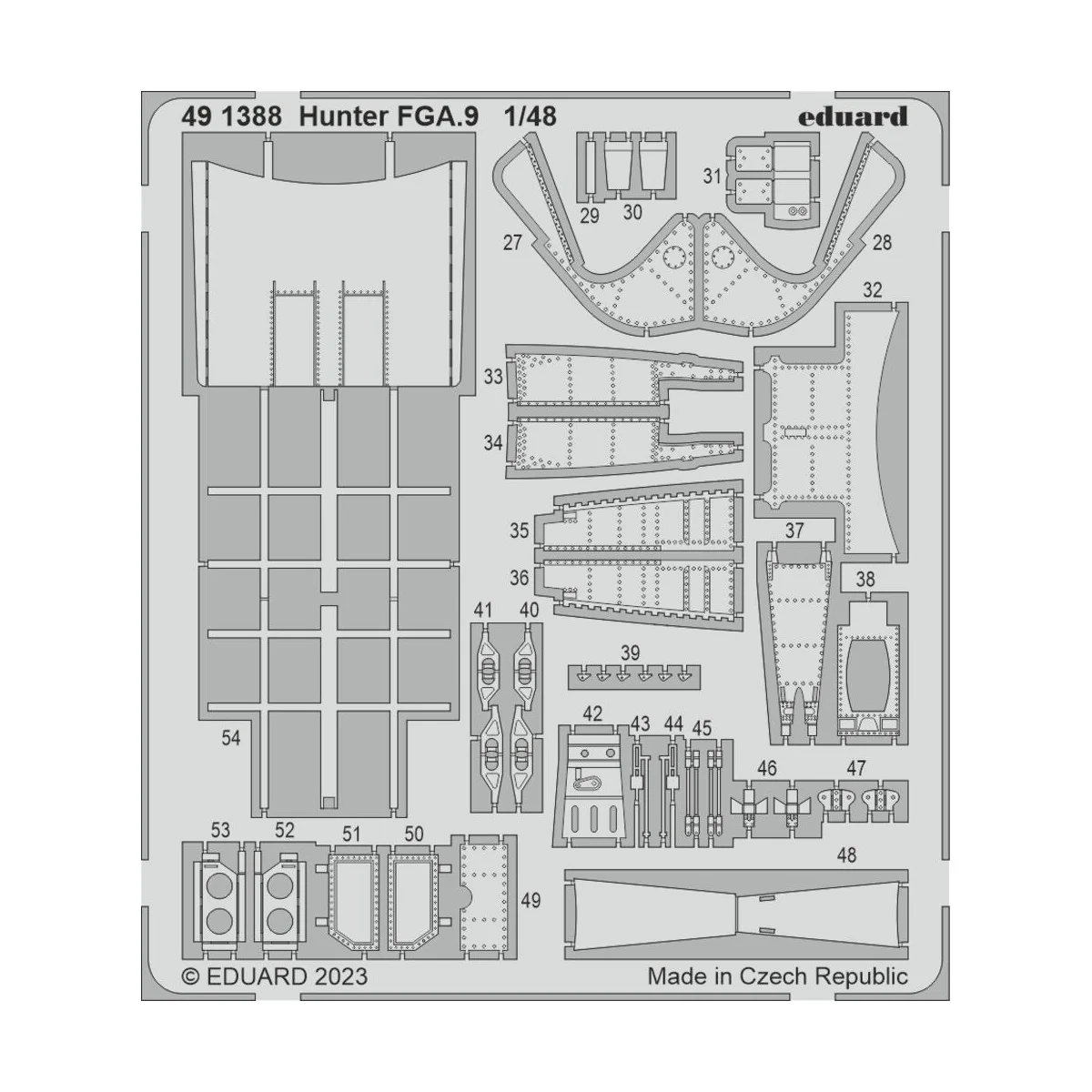 Hunter FGA.9, 1/48 - Eduard Accessories BIG49391