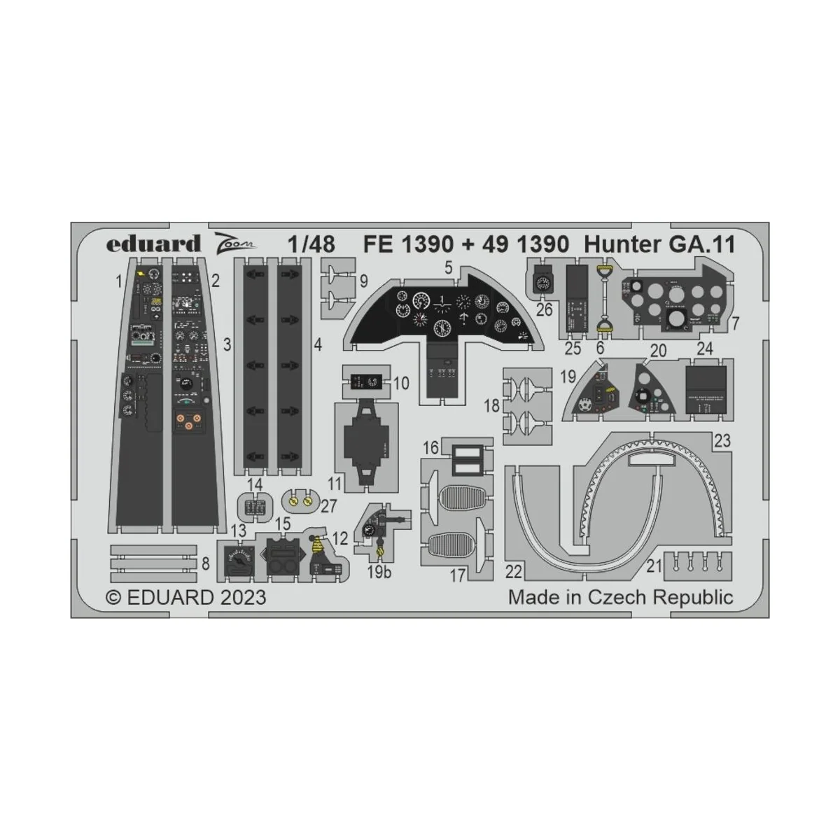 Hunter FGA.9, 1/48 - Eduard Accessories BIG49391