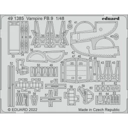 Vampire FB.9, 1/48 - Eduard Accessories BIG49395 2