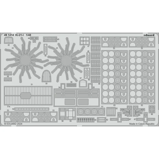 Ki-21-I ICM, 1/48 - Eduard Accessories BIG49403