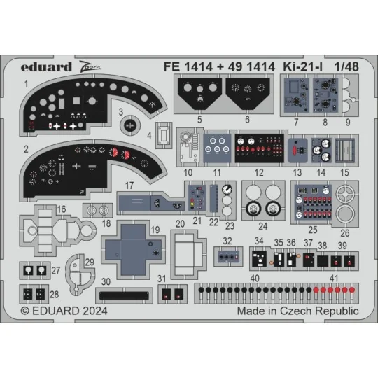 Ki-21-I ICM, 1/48 - Eduard Accessories BIG49403