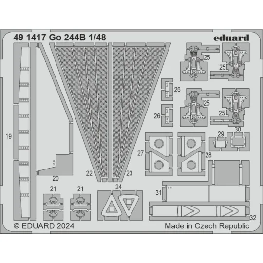 Go 244B ICM, 1/48 - Eduard Accessories BIG49404
