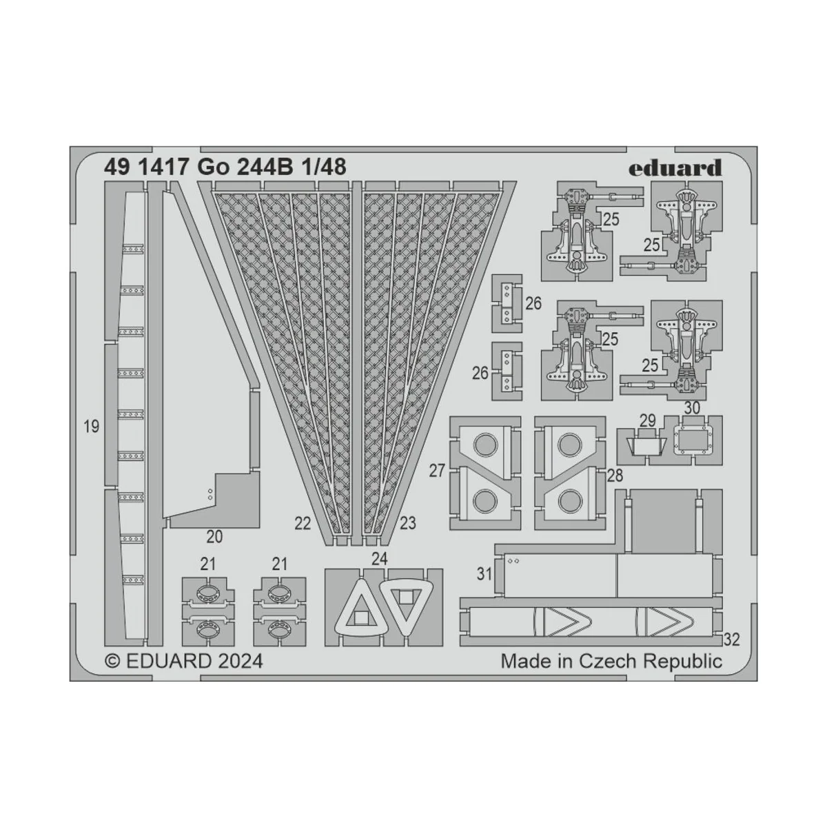 Go 244B ICM, 1/48 - Eduard Accessories BIG49404