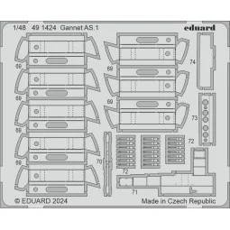Gannet AS.1 AIRFIX, 1/48 - Eduard Accessories BIG49407 2