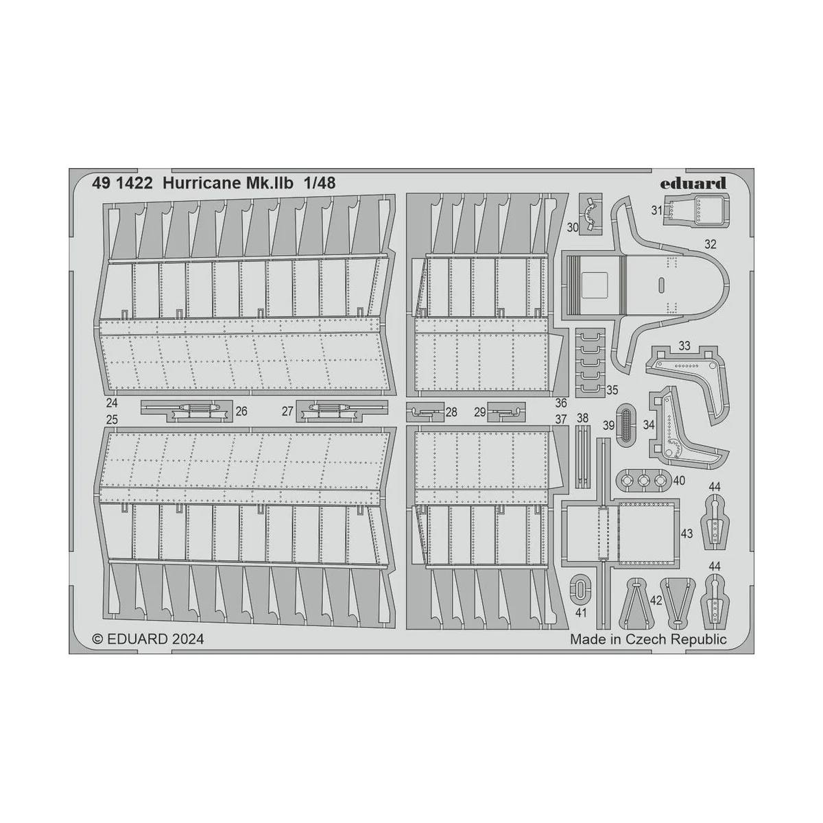 Hurricane Mk.IIb ARMA HOBBY, 1/48 - Eduard Accessories BIG49409