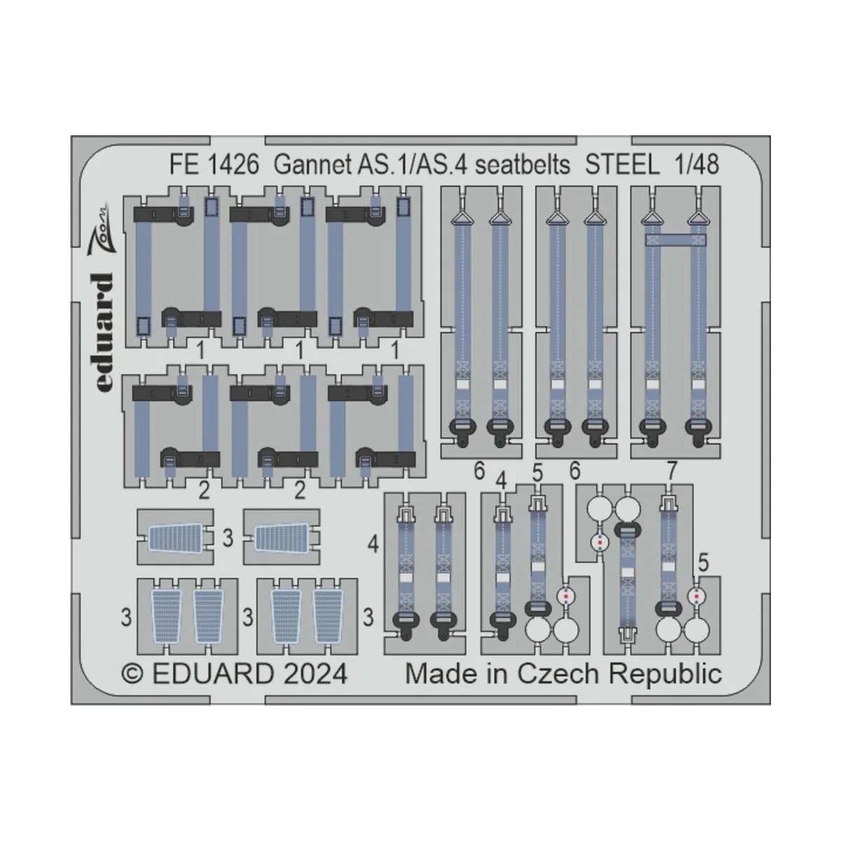 Gannet AS.4 AIRFIX, 1/48 - Eduard Accessories BIG49408