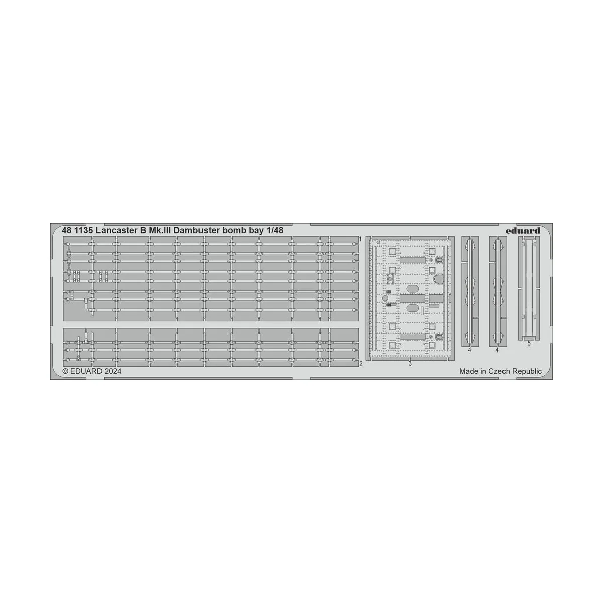Lancaster B Mk.III Dambuster PART II, 1/48 - Eduard Accessories BIG...