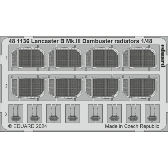 Lancaster B Mk.III Dambuster PART II, 1/48 - Eduard Accessories BIG...