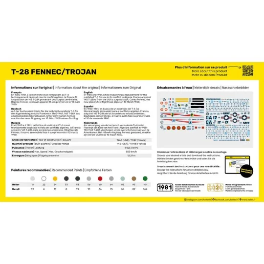 T-28 Fennec / Trojan - Heller 80279