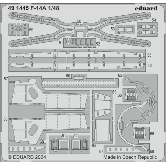F-14A, 1/48 - Eduard Accessories BIG49418