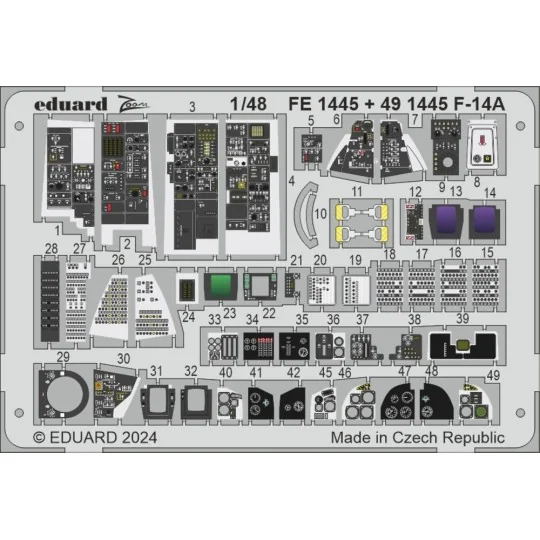 F-14A, 1/48 - Eduard Accessories BIG49418