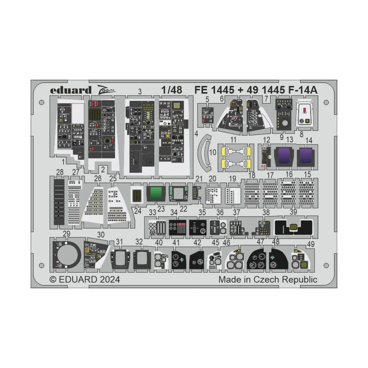 F-14A, 1/48 - Eduard Accessories BIG49418